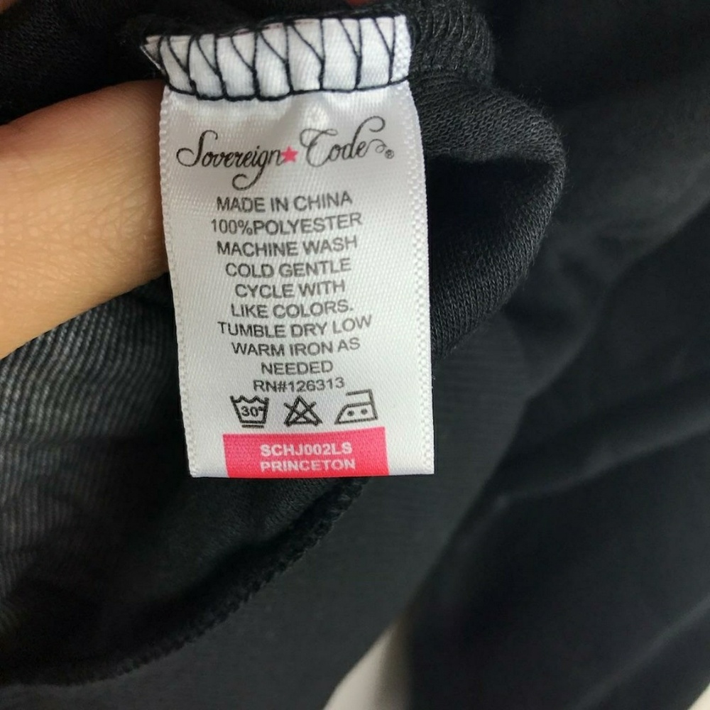 Sovereign Code Black Button Front Jacket - Picture 6 of 7